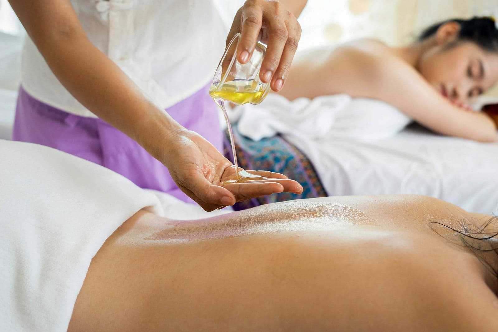 Body massage treatment room