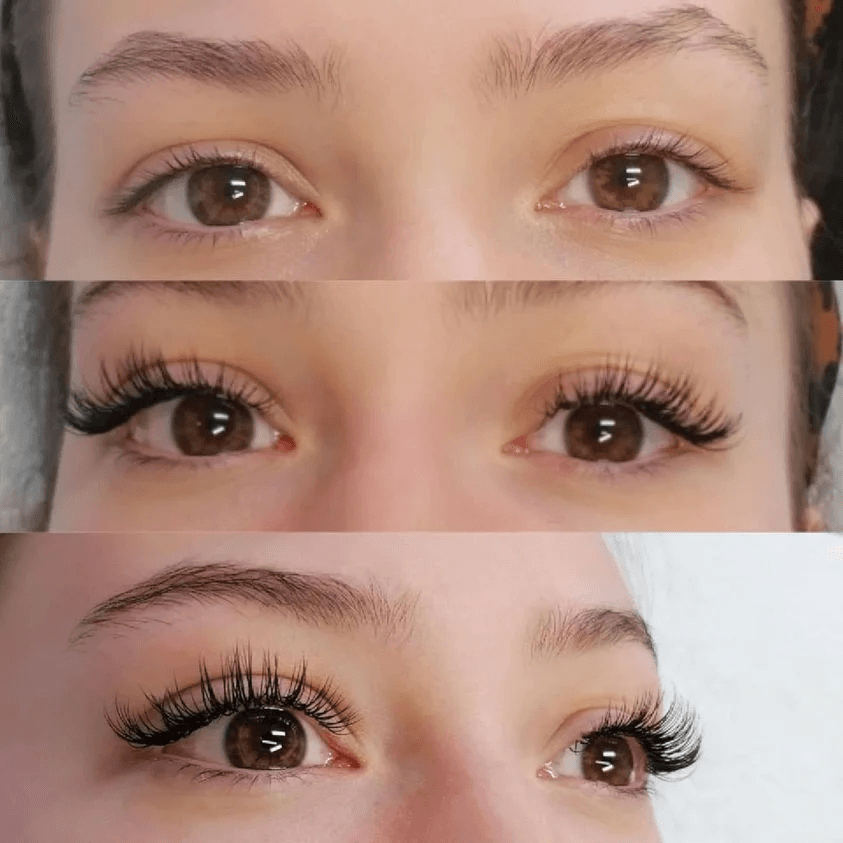 Classic full set eyelash extensions