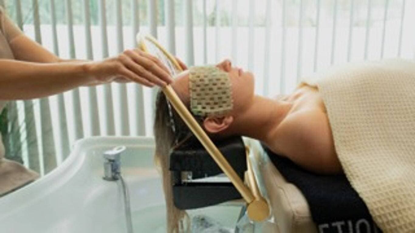 Japanese head spa treatment space