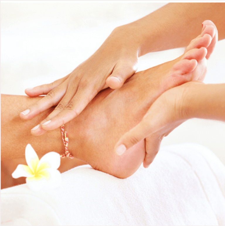 Luxury pedicure with gel or organic CBD